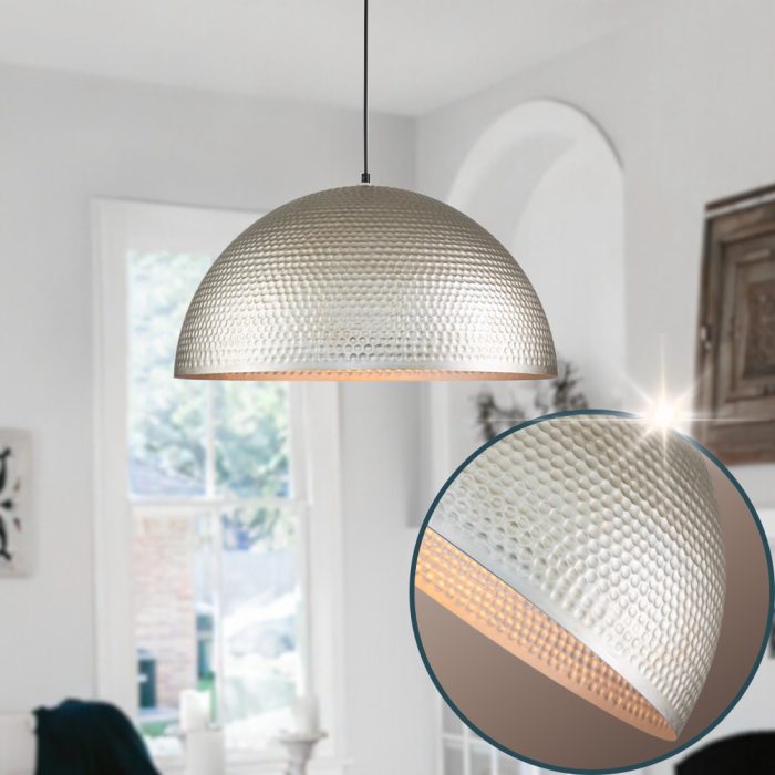 farmhouze-light-1-light-hammered-metal-oversized-dome-pendant-light-chandelier-distressed-silver-1