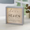 Heaven In Our Home Personalized LED Light Shadow Box